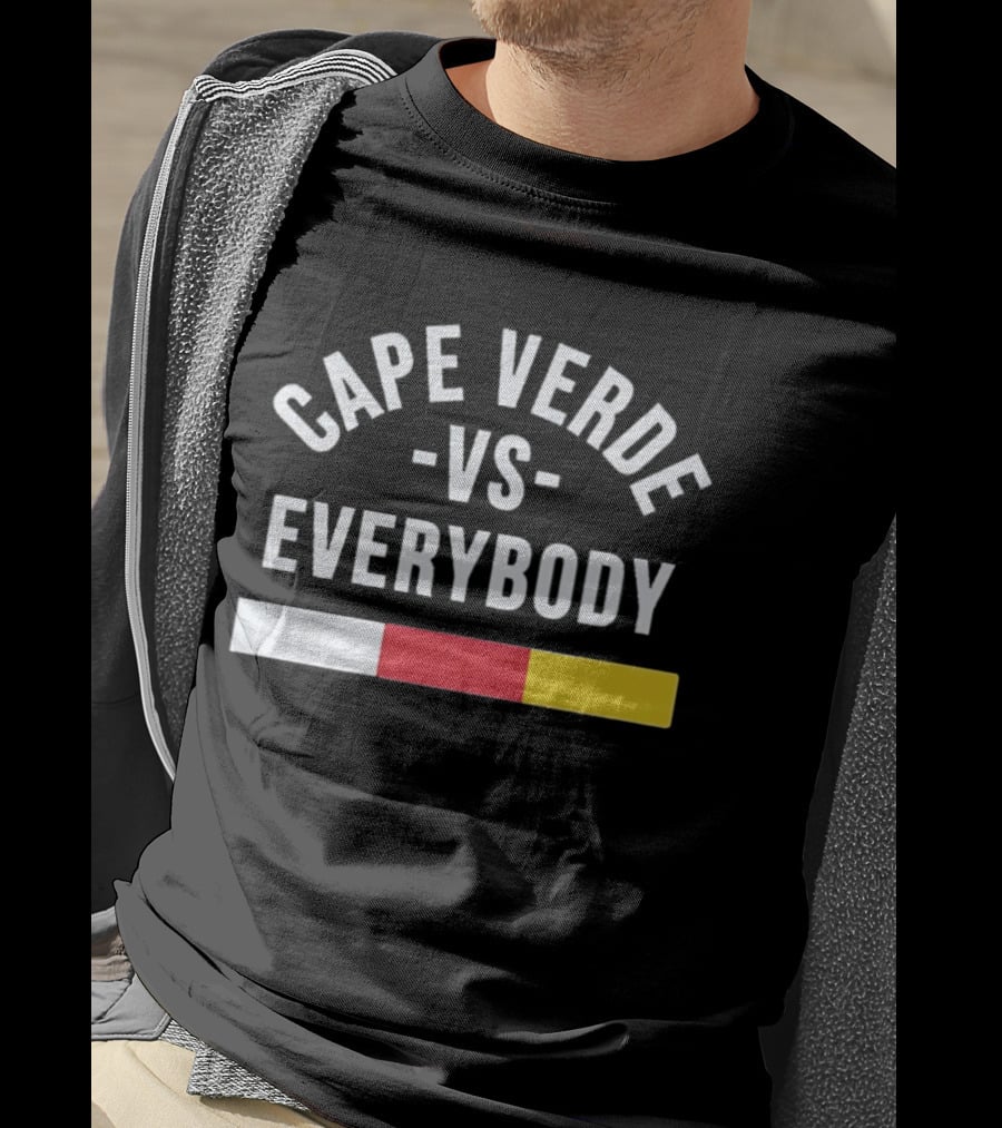 Cape Verde Vs Everybody African Nations Flag T-Shirt