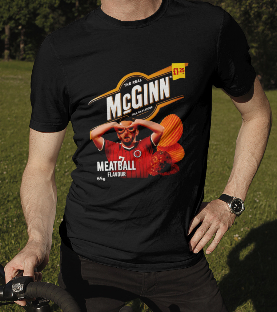 The Real McGinn Full On Flavour Meatball 65g £1.25 T-Shirt