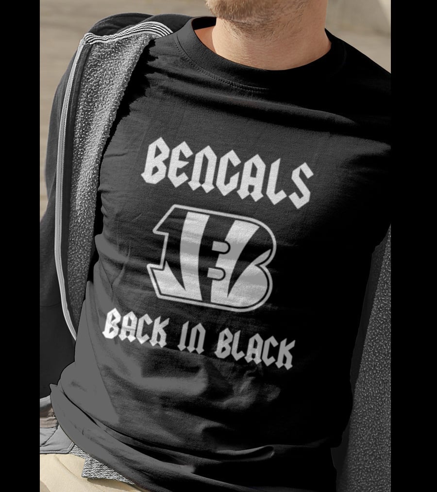 Bengals 13 Back In Black T-Shirt