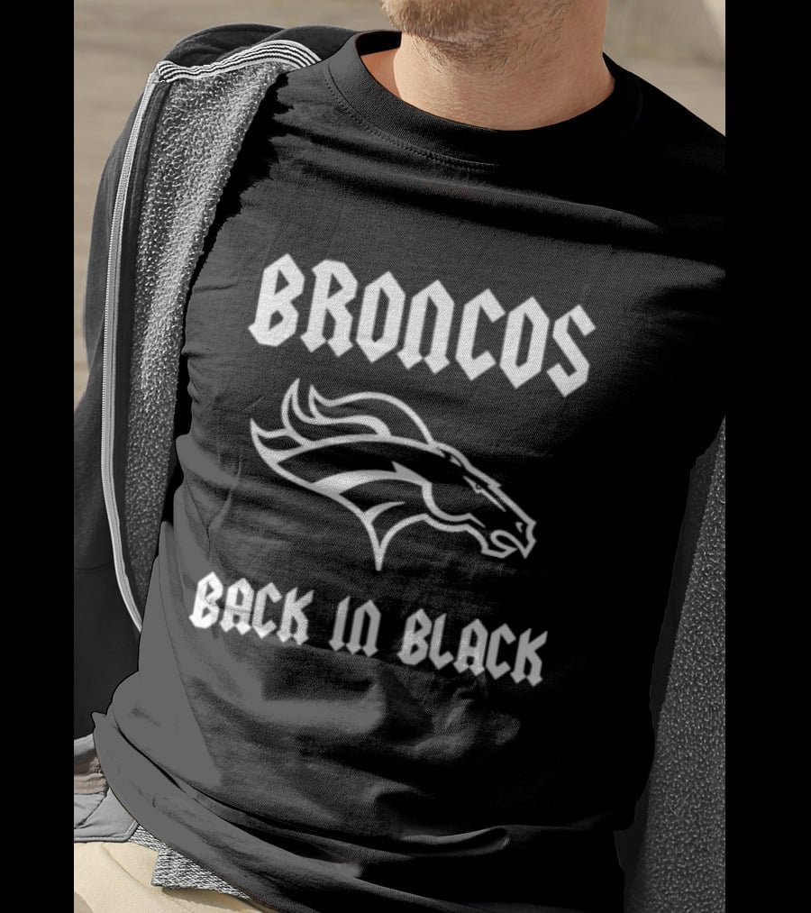 Broncos Back In Black T-Shirt