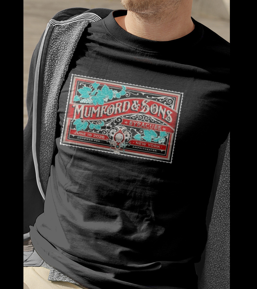 Mumford And Sons Syracuse June 18 2026 Empower FCU Amphitheater New York T-Shirt