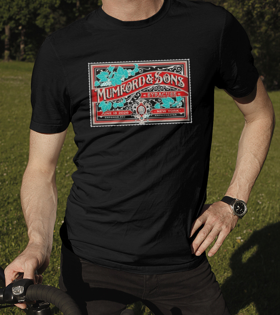 Mumford And Sons Syracuse June 18 2026 Empower FCU Amphitheater New York T-Shirt