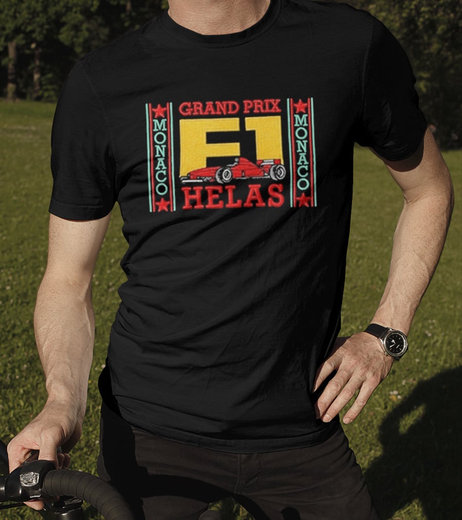 Grand Prix F1 Hélas Monaco Racing Car T-Shirt