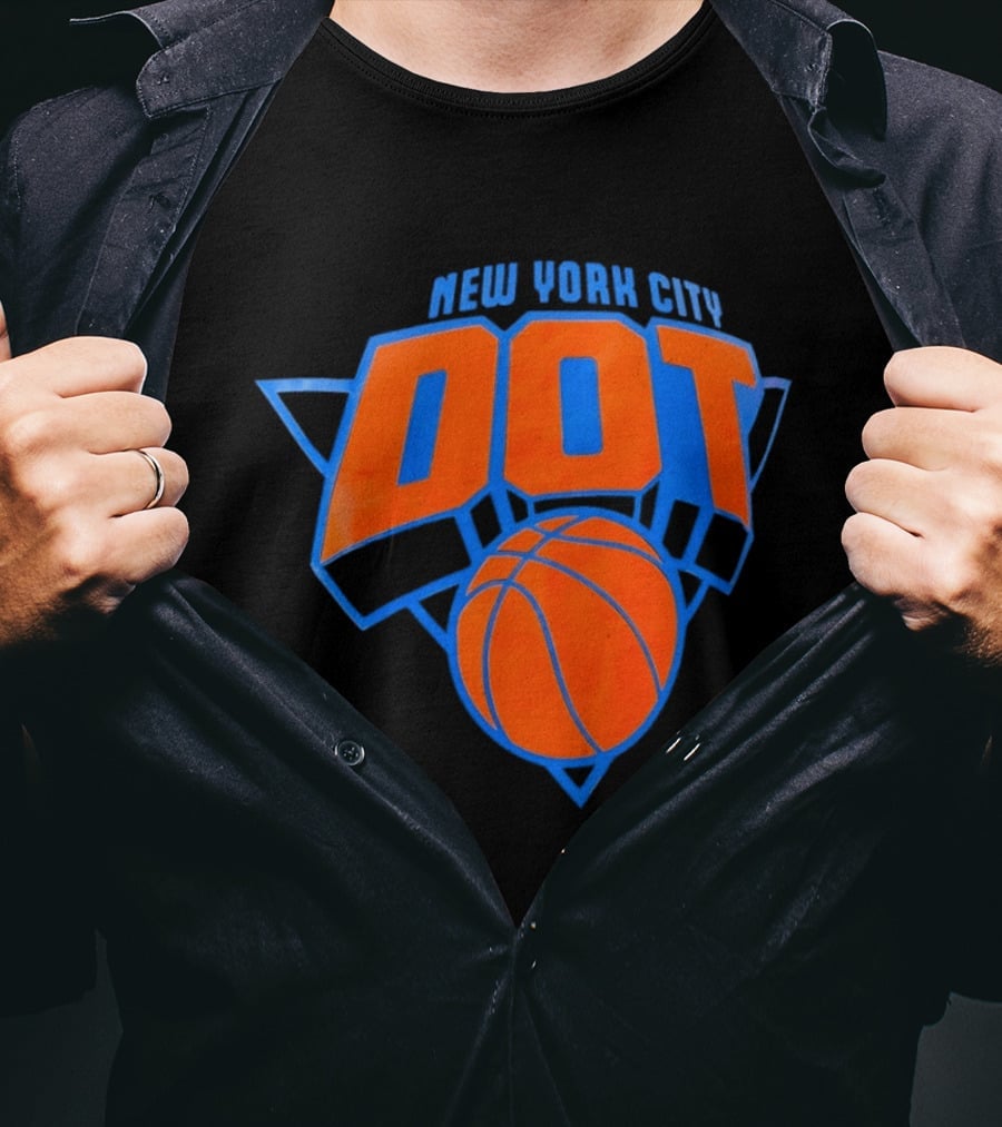 New York City DOT Knicks Basketball T-Shirt