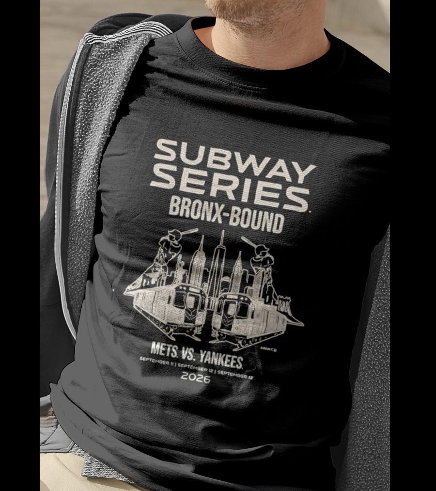 Subway Series Bronx Bound Mets Vs Yankees 2026 T-Shirt