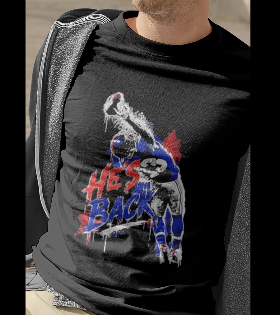 Odell Beckham Jr. He's Back 13 New York Giants Iconic Catch T-Shirt