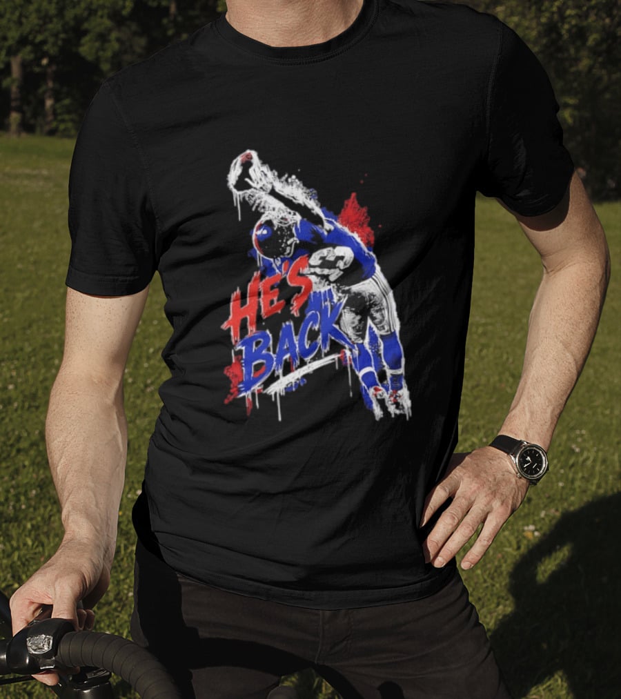 Odell Beckham Jr. He's Back 13 New York Giants Iconic Catch T-Shirt