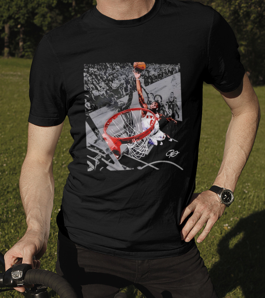 OG Anunoby Dunking New York Knicks 2026 NBA Action T-Shirt