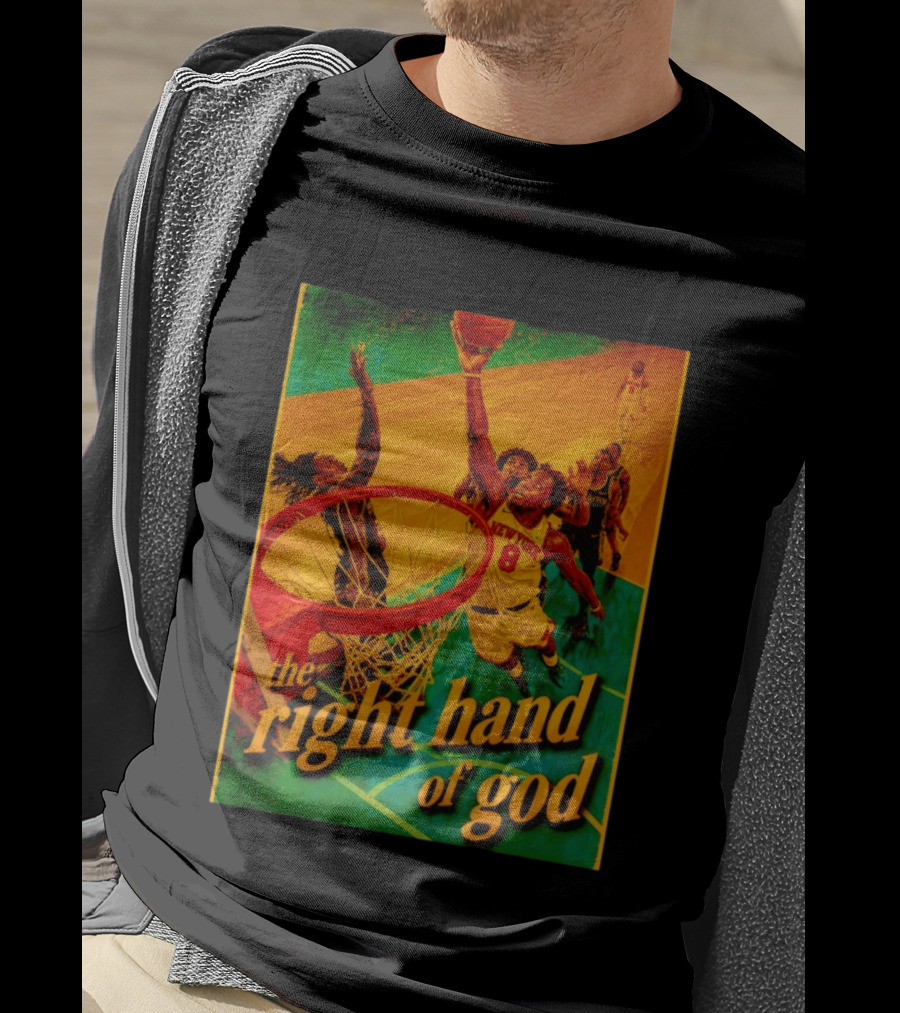 OG Anunoby New York Knicks Basketball The Right Hand Of God 2026 T-Shirt