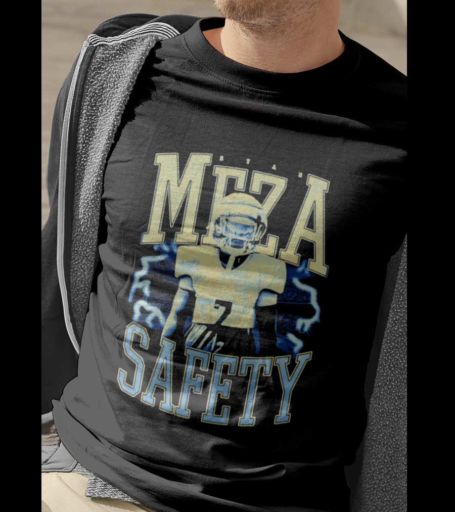 Ryan Meza Safety Football Player Number 7 T-Shirt