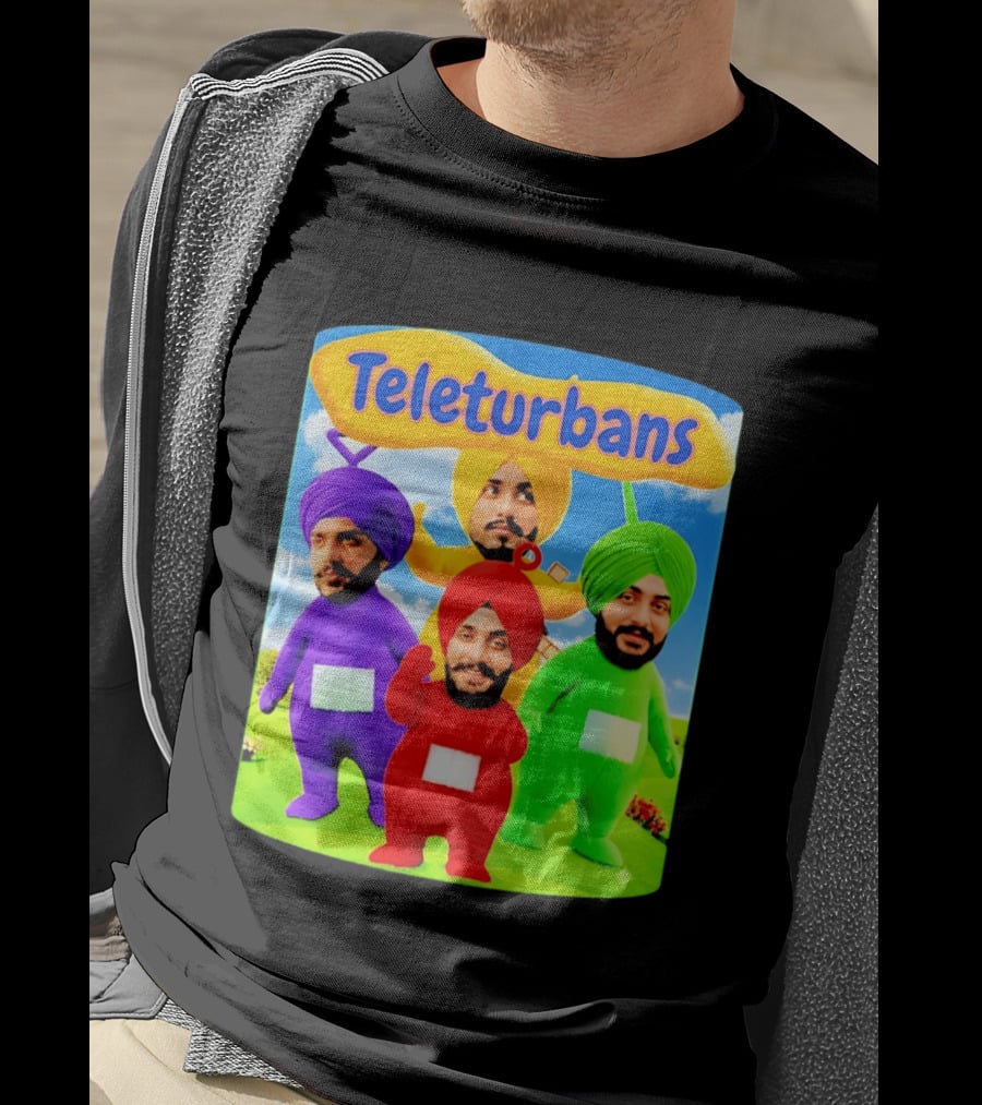Teleturbans Colorful Characters Parody Featuring Turbans T-Shirt