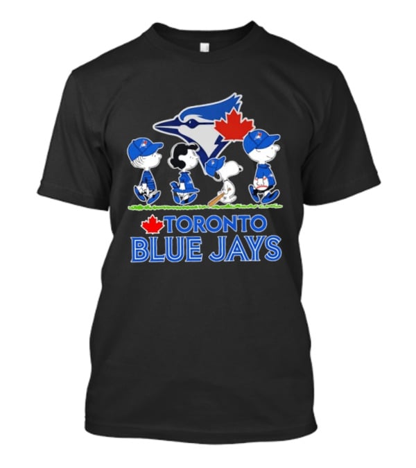Toronto Blue Jays Snoopy Charlie Brown Lucy Linus Abbey Road 2026 T-Shirt