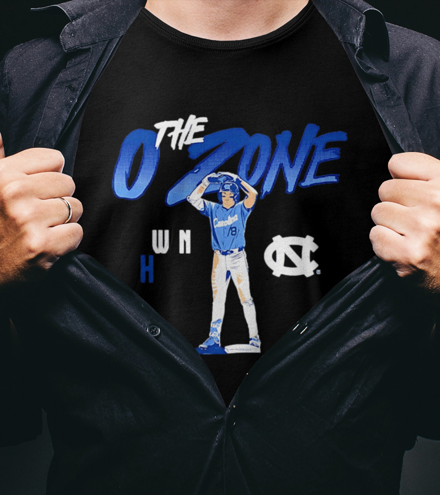 UNC Baseball The O Zone Owen Hull Carolina 8 T-Shirt