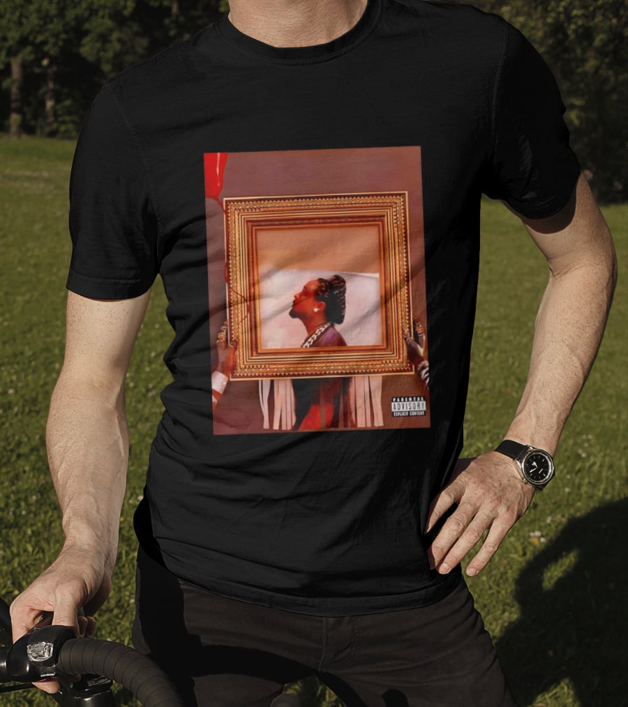 Wale Album Cover Parental Advisory Explicit Content Picture Frame T-Shirt