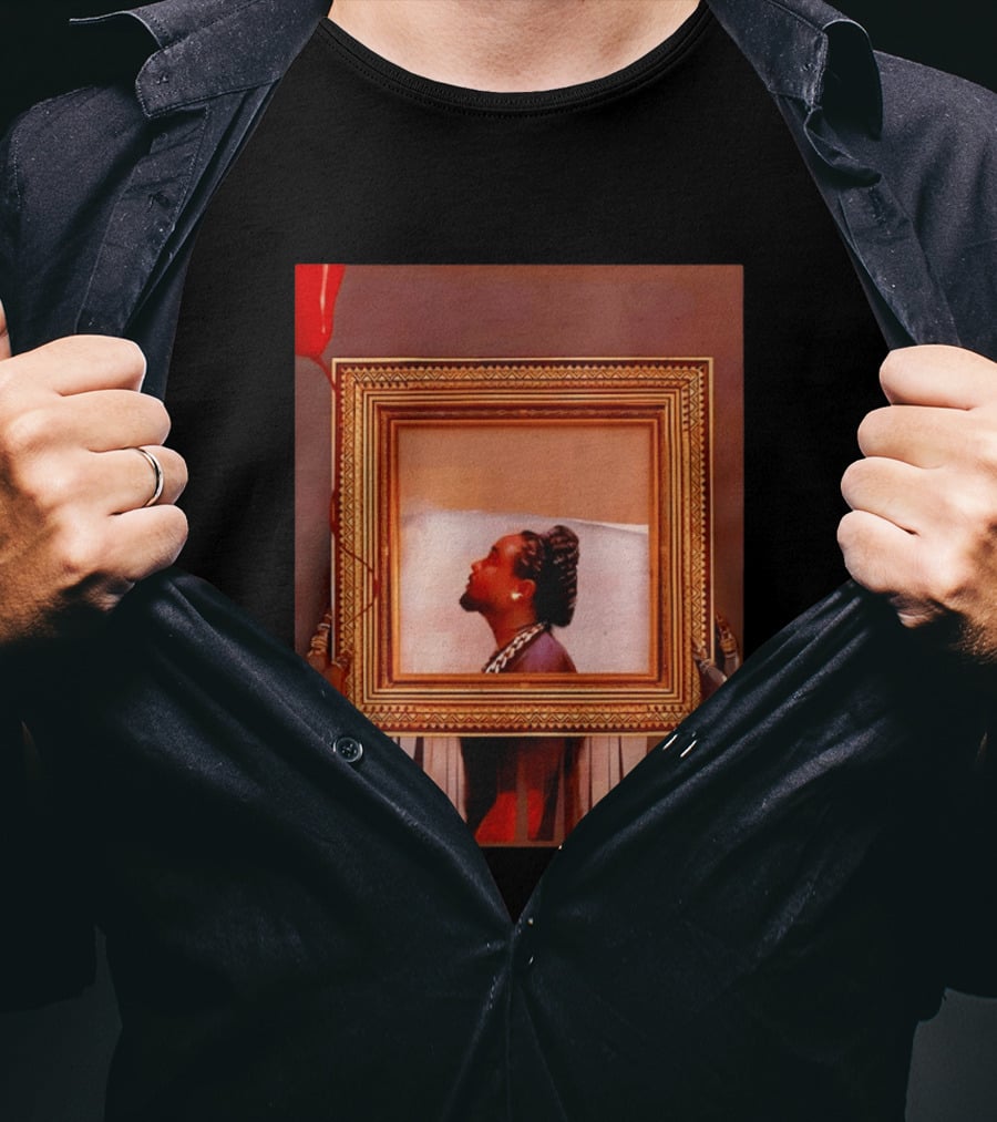 Wale Album Cover Parental Advisory Explicit Content Picture Frame T-Shirt