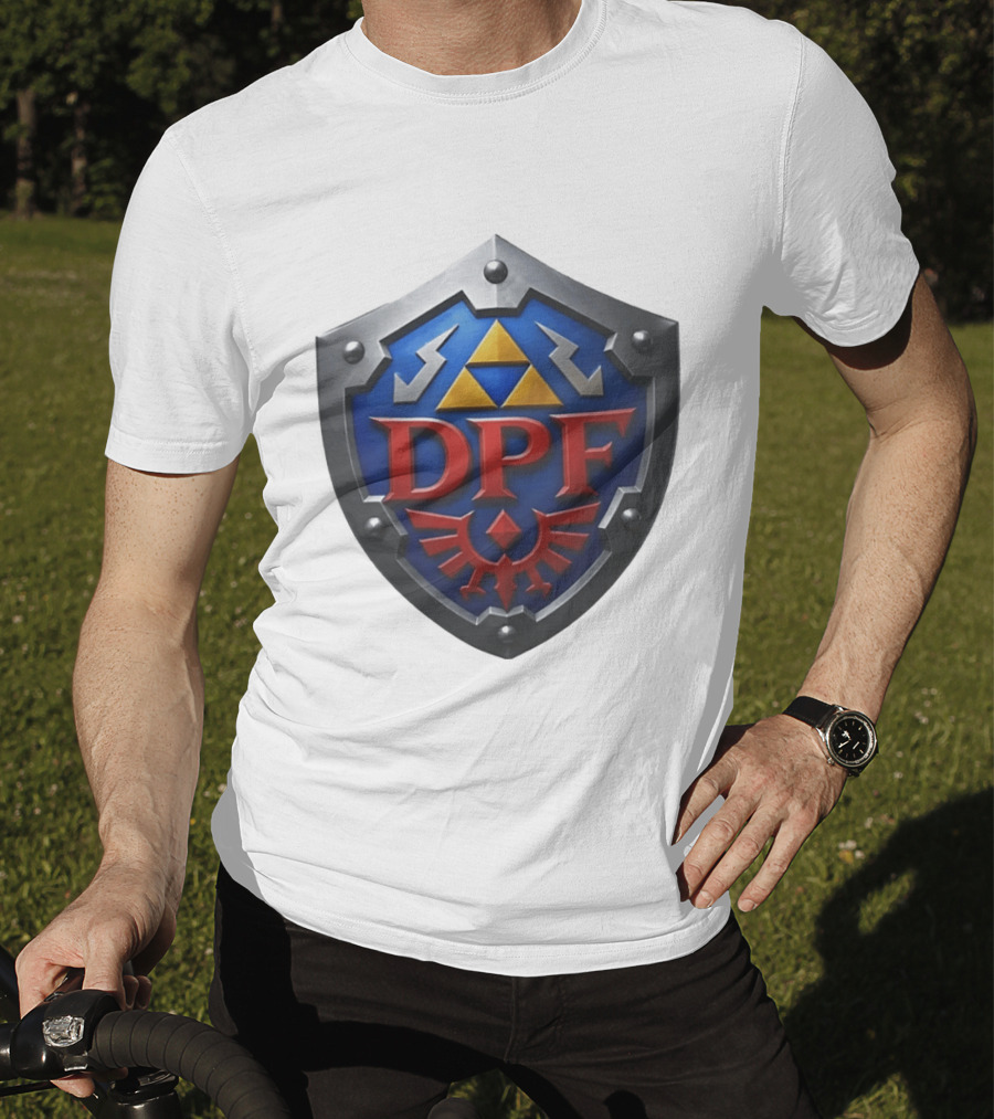 DPF Crest Shield Hylian Gamer Zelda TriForce T-Shirt