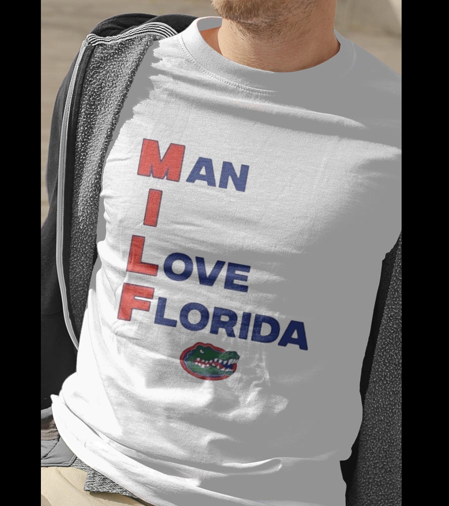 Man I Love Florida Gators College Football Gator T-Shirt