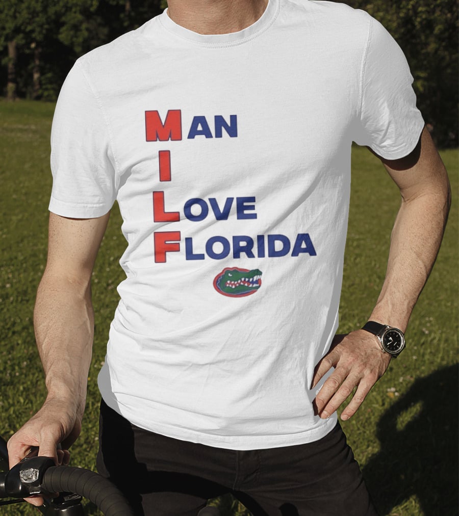 Man I Love Florida Gators College Football Gator T-Shirt