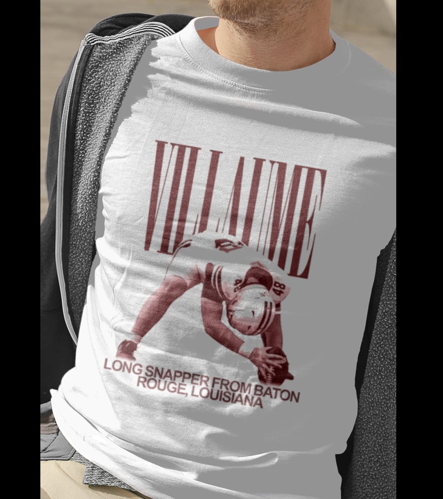 Villaume Long Snapper Baton Rouge Louisiana Football Player T-Shirt