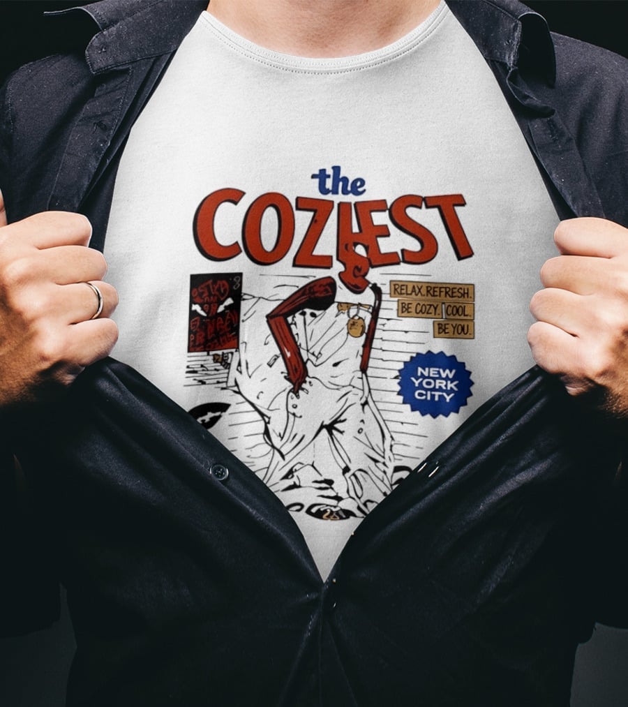 Jalen Brunson The Coziest New York City Relax Refresh Be Cozy Cool Be You T-Shirt