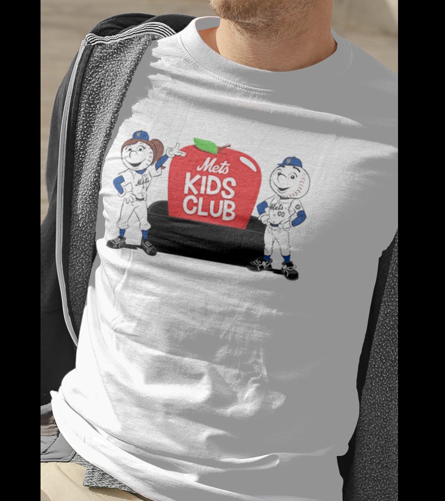 Mr And Mrs Met Kids Club New York Mets T-Shirt