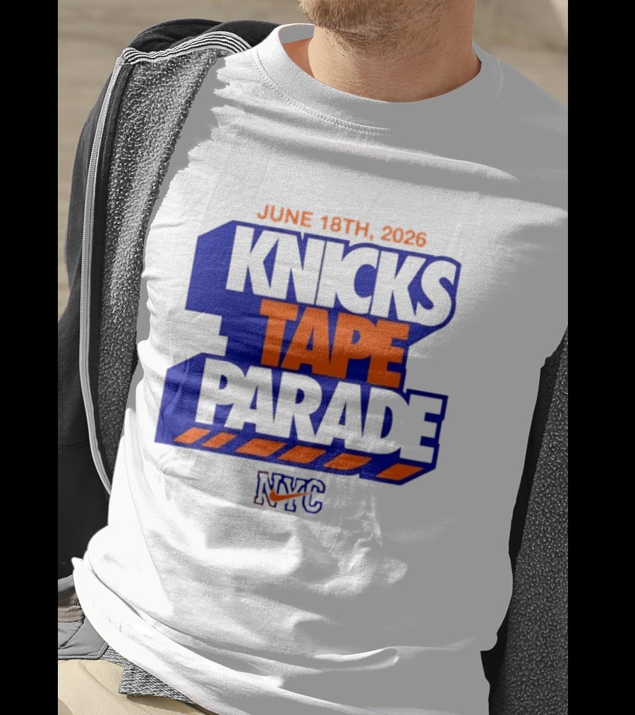 June 18th 2026 Knicks Tape Parade NYC NBA T-Shirt