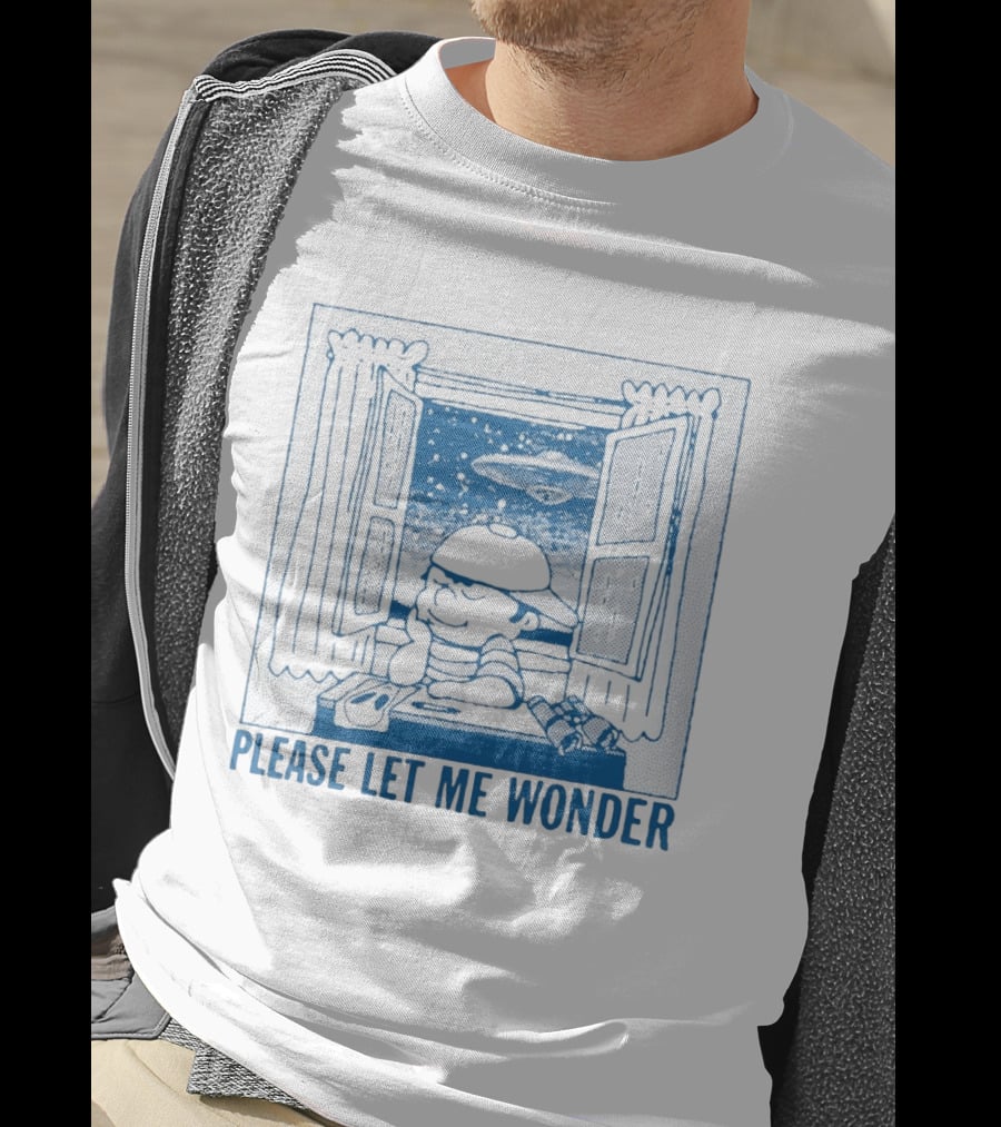 EarthBound Mother 2 Ness Please Let Me Wonder UFO Window Scene T-Shirt