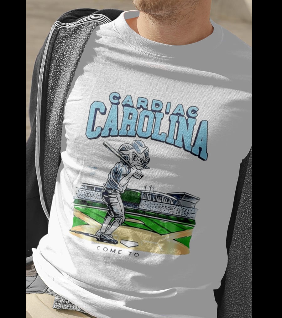 Cardiac Carolina Come To Omaha North Carolina Tar Heels X Cardiac Carolina Welcome To Omaha 2026 T-Shirt