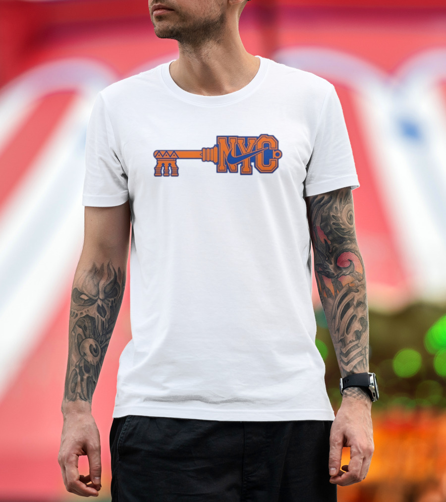 NYC Key New York Knicks Basketball Nike T-Shirt