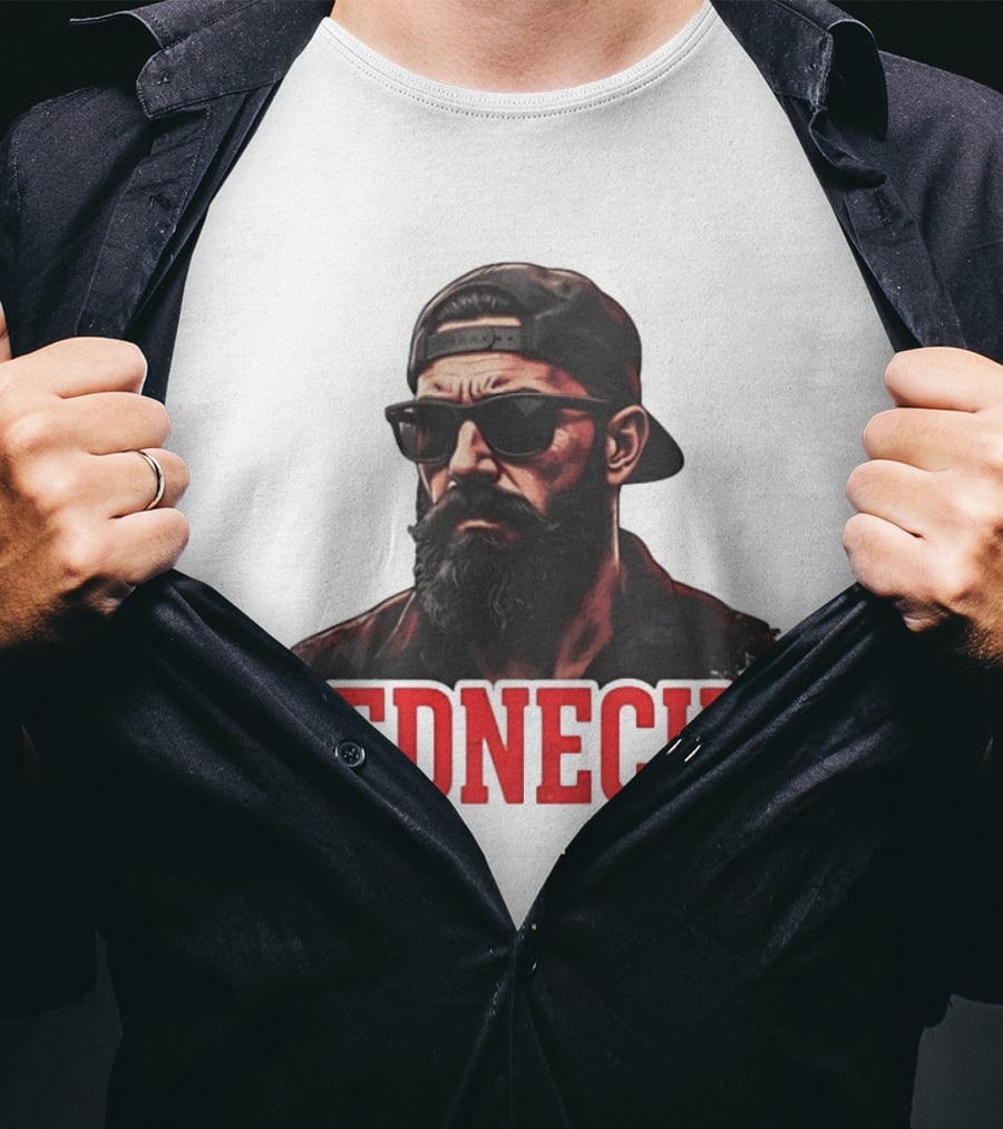 Rednecks Bearded Man Sunglasses Country Life T-Shirt