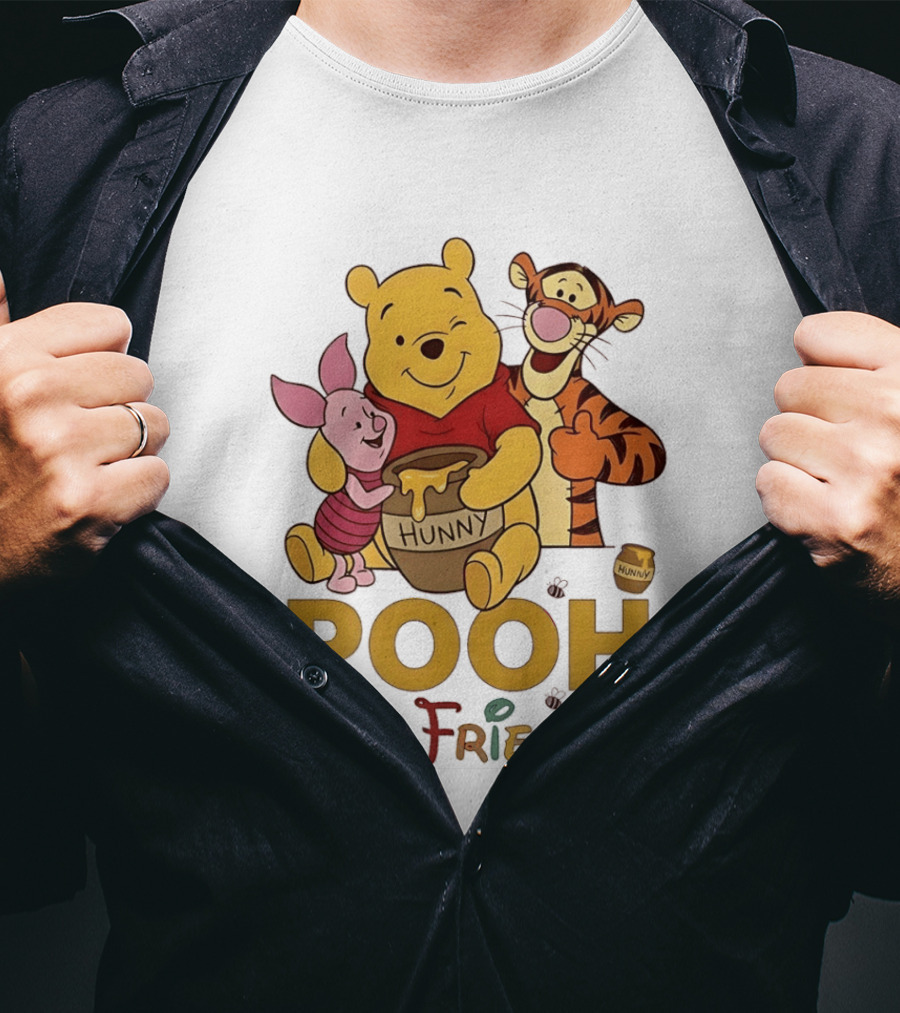 Pooh And Friends Hunny Pot Tigger Piglet T-Shirt
