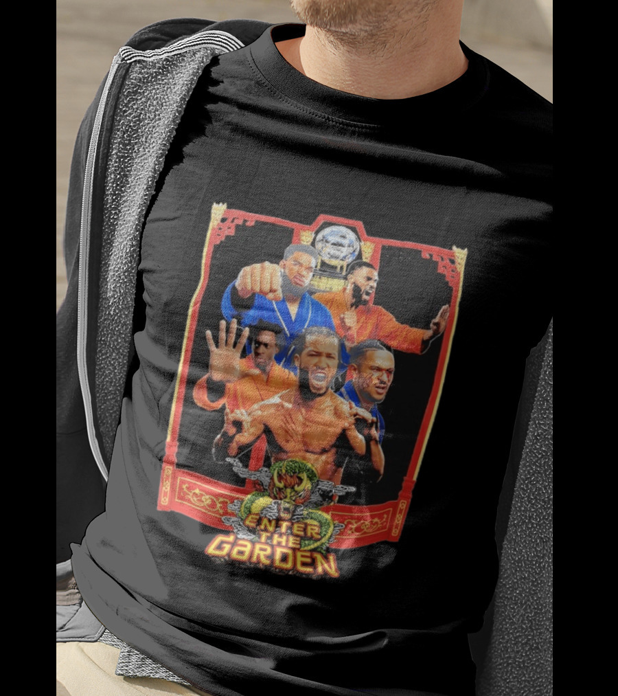 Jalen Brunson Karl Anthony Towns Mikal Bridges Josh Hart Enter The Garden Knicks Basketball T-Shirt