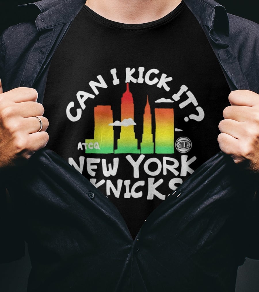 Can I Kick It New York Knicks Skyline ATCQ NBA 2026 T-Shirt