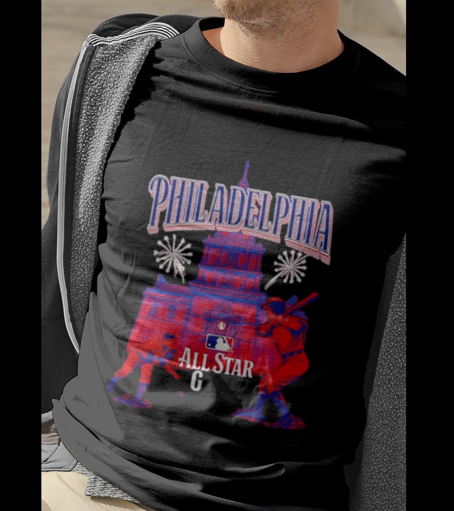 Philadelphia MLB All Star Game 2026 Independence Hall Baseball T-Shirt