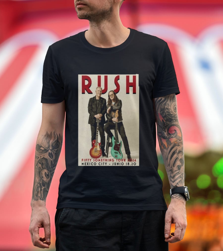 RUSH Mexico City Fifty Catfifty June 19 2026 Show T-Shirt