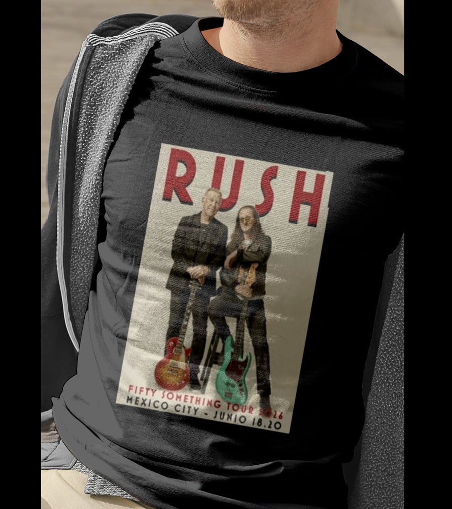 RUSH Mexico City Fifty Catfifty June 19 2026 Show T-Shirt