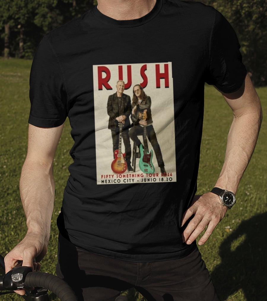 RUSH Mexico City Fifty Catfifty June 19 2026 Show T-Shirt