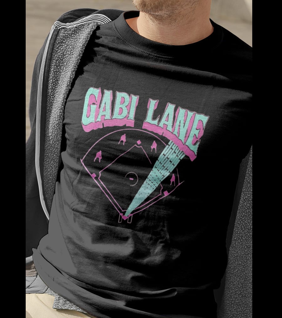 Gabi Lane Baseball Field Diamond Players T-Shirt