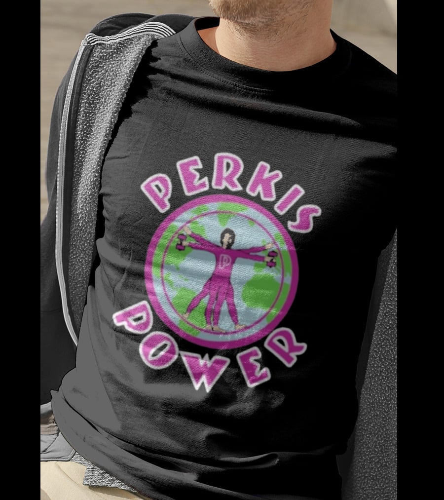 Perkis Power World Fitness Gym Tony Perkis Training T-Shirt