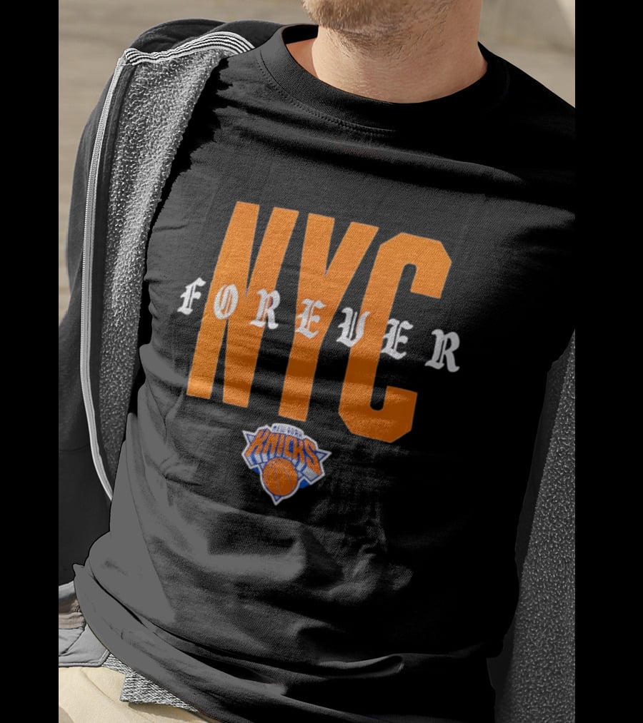 New York Knicks NYC Forever Basketball T-Shirt