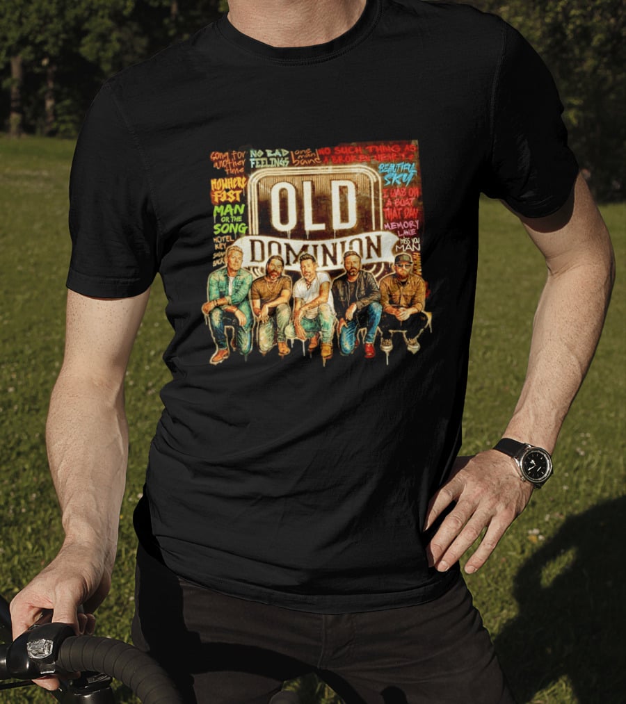 Old Dominion No Bad Feelings Song For Another Time Beautiful Sky Country Music T-Shirt