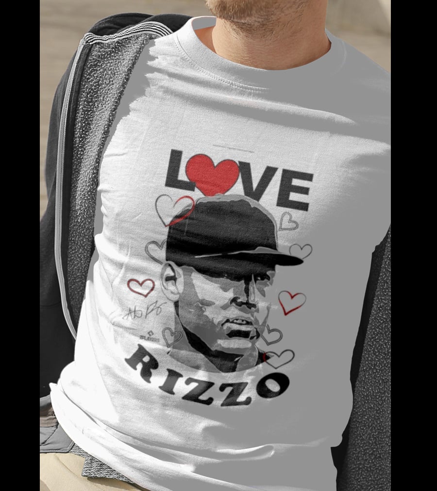 Love Heart Anthony Rizzo New York Yankees Baseball T-Shirt