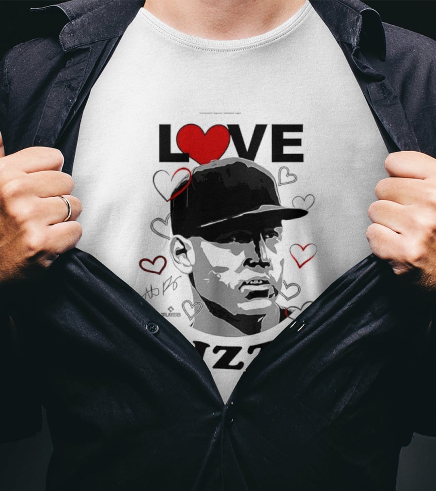 Love Heart Anthony Rizzo New York Yankees Baseball T-Shirt