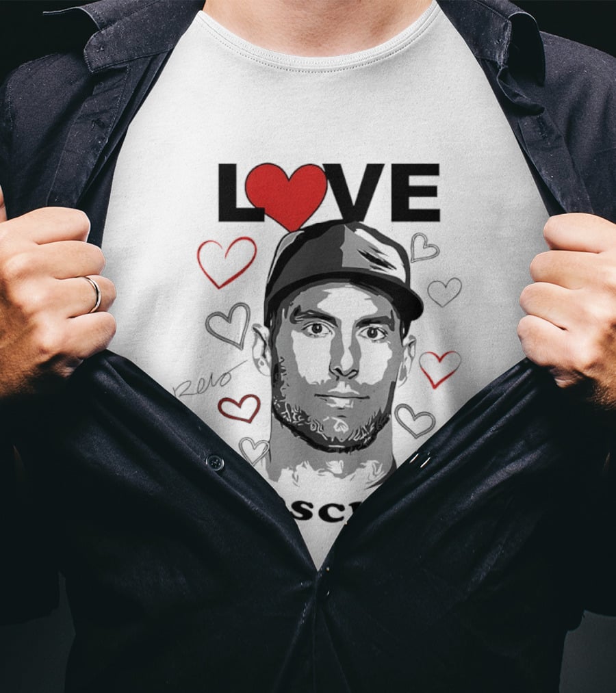 Love Paul Goldschmidt Heart Baseball T-Shirt
