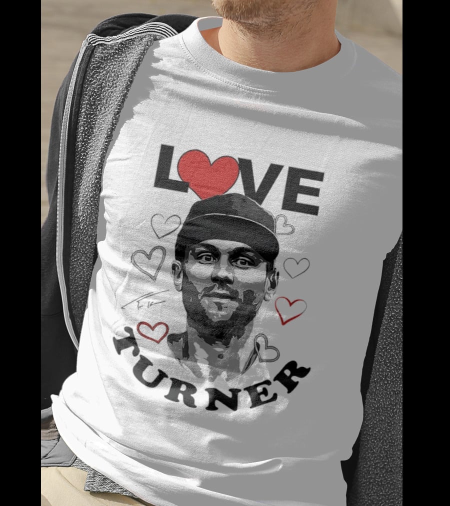 LOVE Trea Turner Philadelphia Phillies Baseball Heart T-Shirt