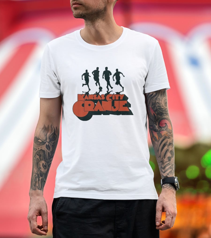Kansas City Orange Soccer Silhouettes Made Mobb T-Shirt