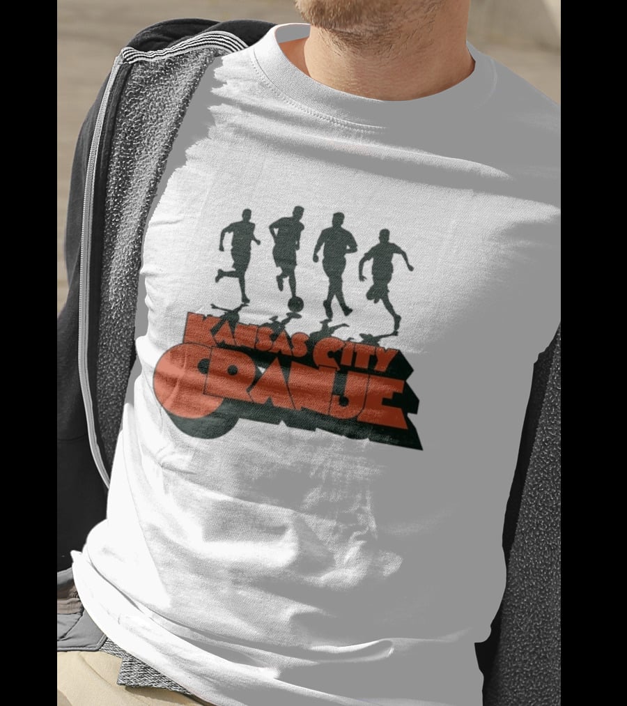 Kansas City Orange Soccer Silhouettes Made Mobb T-Shirt