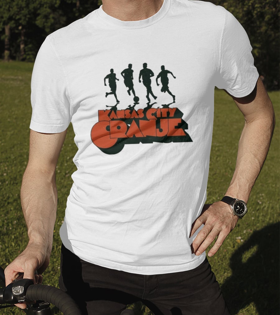 Kansas City Orange Soccer Silhouettes Made Mobb T-Shirt