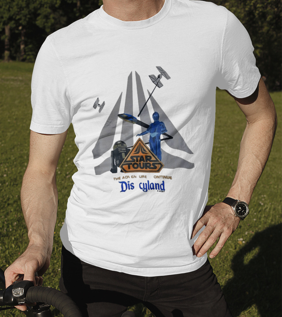 Star Tours The Adventures Continue Disneyland C 3PO R2 D2 T-Shirt