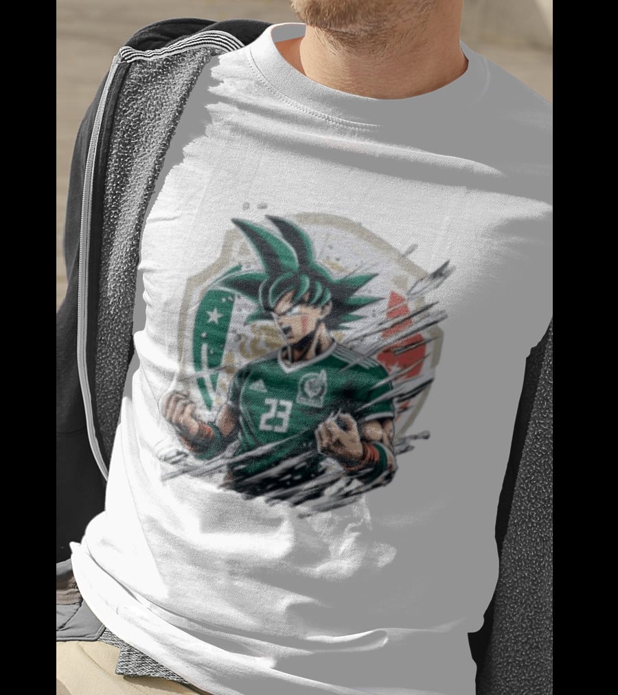 Mexico Football Vegeta Dragon Ball Anime Fusion T-Shirt